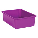 Teacher Created Resources TCR20405 Purple Large Plastic Storage Bin