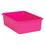 Teacher Created Resources TCR20408 Pink Large Plastic Storage Bin, Price/Each