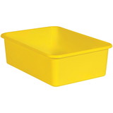 Teacher Created Resources TCR20410 Yellow Large Plastic Storage Bin