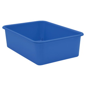 Teacher Created Resources TCR20411 Blue Large Plastic Storage Bin