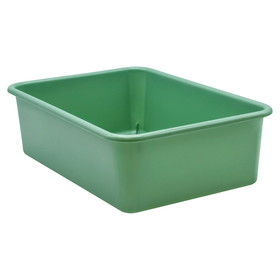Teacher Created Resources TCR20414 Green Large Plastic Storage Bin