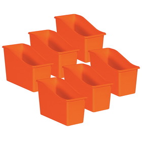 Teacher Created Resources TCR20424-6 Orange Plastic Book Bin (6 EA)