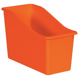 Teacher Created Resources TCR20424 Orange Plastic Book Bin