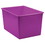 Teacher Created Resources TCR20426 Purple Plastic Multi-Purpose Bin, Price/Each