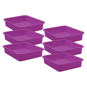 Teacher Created Resources TCR20433-6 Purple Large Plastic Letter, Tray (6 EA)