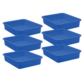 Teacher Created Resources TCR20437-6 Blue Large Plastic Letter, Tray (6 EA)