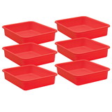 Teacher Created Resources TCR20438-6 Red Large Plastic Letter, Tray (6 EA)