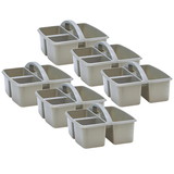 Teacher Created Resources TCR20441-6 Gray Plastic Storage Caddy (6 EA)