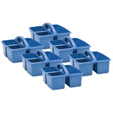 Teacher Created Resources TCR20443-6 Slate Blue Plastic Storage, Caddy (6 EA)