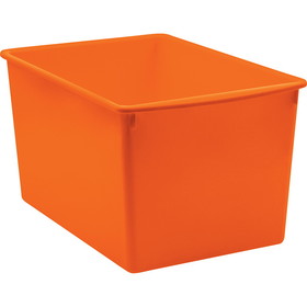 Teacher Created Resources TCR20447 Orange Plastic Multi-Purpose Bin