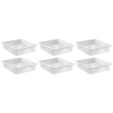 Teacher Created Resources TCR20453-6 Clear Large Plastic Letter, Tray (6 EA)