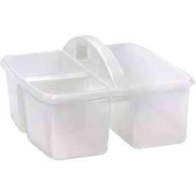 Teacher Created Resources TCR20455 Clear Plastic Storage Caddy