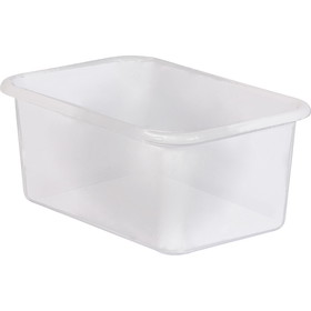 Teacher Created Resources TCR20457 Clear Small Plastic Storage Bin