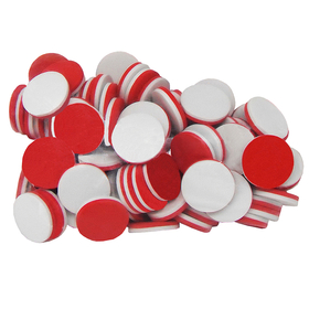 Teacher Created Resources TCR20600 Foam Counters Red & White