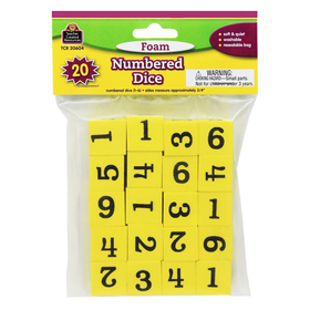 Teacher Created Resources TCR20604 Foam Numbered Dice