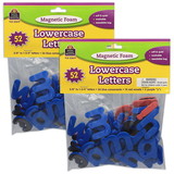 Teacher Created Resources TCR20619-2 Magnetic Foam Lowercase, Letters 52 Per Ct (2 PK)