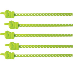 Teacher Created Resources TCR20679-5 Lime Polka Dots Hand, Pointer (5 EA)