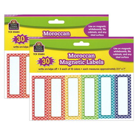 Teacher Created Resources TCR20684-2 Moroccan Magnetic Labels (2 PK)