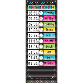 Teacher Created Resources TCR20752 Chalkboard Brights 14 Pocket Daily