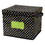 Teacher Created Resources TCR20766 Chalkboard Brights Storage Bins Box, 12X12.5X10.5, Price/Each
