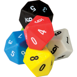 Teacher Created Resources TCR20805 10 Sided Dice 6 Pack