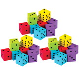Teacher Created Resources TCR20808-3 20 Pack Foam Colorful Dice (3 PK)