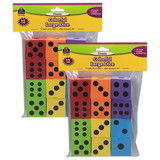 Teacher Created Resources TCR20809-2 12 Pack Foam Colorful Large, Dice (2 PK)