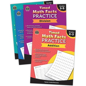 Teacher Created Resources TCR2088663 Timed Math Facts Practice Set