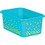 Teacher Created Resources TCR20893 Teal Confetti Small Plastic Bin, Price/Each