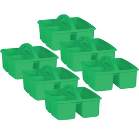 Teacher Created Resources TCR20904-6 Green Plastic Storage Caddy (6 EA)