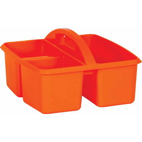 Teacher Created Resources TCR20907 Orange Plastic Storage Caddy