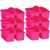 Teacher Created Resources TCR20908-6 Pink Plastic Storage Caddy (6 EA)