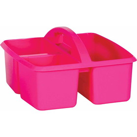 Teacher Created Resources TCR20908 Pink Plastic Storage Caddy