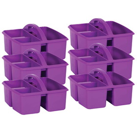 Teacher Created Resources TCR20909-6 Purple Plastic Storage Caddy (6 EA)