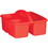 Teacher Created Resources TCR20910 Red Plastic Storage Caddy, Price/Each