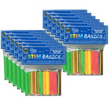 Teacher Created Resources TCR20923-12 Multcolor Mini Craft Sticks, 100Ct Stem Basics (12 PK)