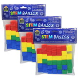 Teacher Created Resources TCR20938-3 Multicolor 3/4In Foam Cubes, 40 Ct Stem Basics (3 PK)
