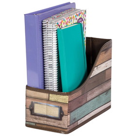 Teacher Created Resources TCR20969 Reclaimed Wood Book Bin