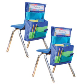 Teacher Created Resources TCR20970-2 Blue Teal & Lime Chair, Pocket (2 EA)