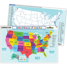 Teacher Created Resources TCR21019 United States Map Learning Mat