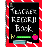 Teacher Created Resources TCR2119 Teacher Record Book Chalkboard