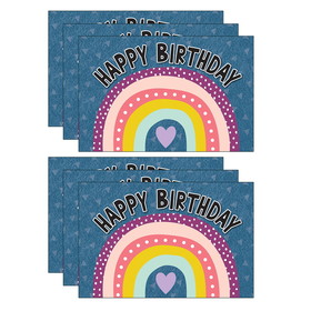 Teacher Created Resources TCR2140-6 Oh Happy Day Happy Birthday, Pstcrds (6 PK)