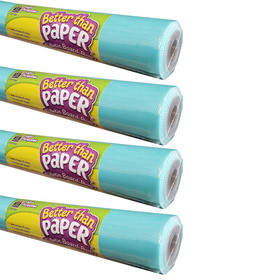 Teacher Created Resources TCR32321 Light Turquoise Bb Roll 4/Ct, Better Than Paper