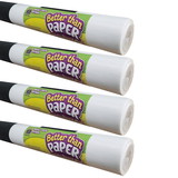 Teacher Created Resources TCR32326 Black & White Stripes Bb Roll 4/Ct, Better Than Paper