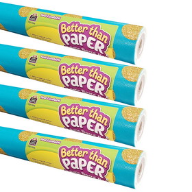 Teacher Created Resources TCR32347 Teal Confetti Bb Roll 4/Ct, Better Than Paper