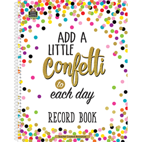 Teacher Created Resources TCR3570 Confetti Record Book