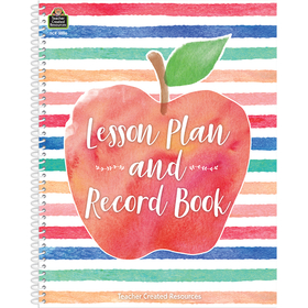 Teacher Created Resources TCR3586 Watercolor Lesson Plan Record Book