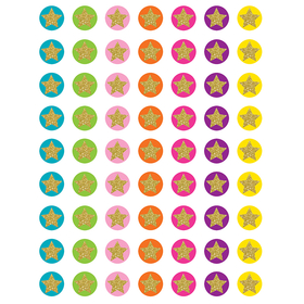Teacher Created Resources TCR3602 Confetti Stars Mini Stickers