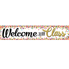 Teacher Created Resources TCR3606 Confetti Welcome Banner
