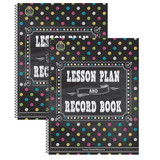 Teacher Created Resources TCR3716-2 Chalkboard Brights Lesson, Plan And Record Book (2 EA)